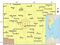 Se registró un temblor al norte de Sierra de las Quijadas