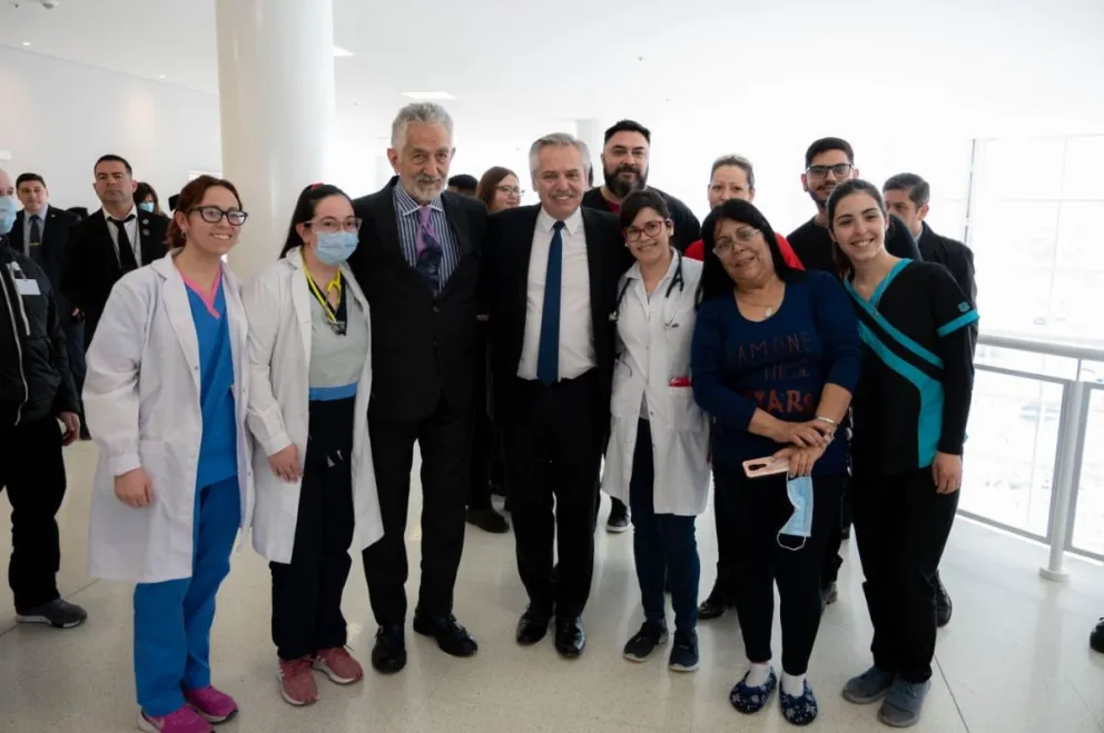 Alberto Fernández: “El Hospital Ramón Carrillo es una obra que nunca vi en mi vida”