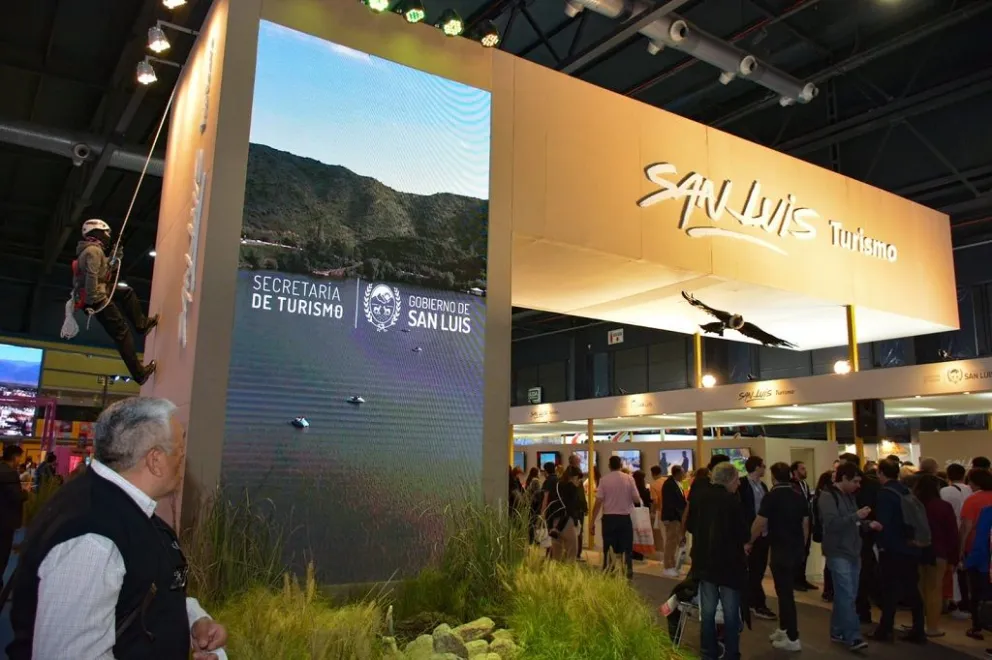 El stand de San Luis captó la atención de miles de personas en la Feria Internacional de Turismo