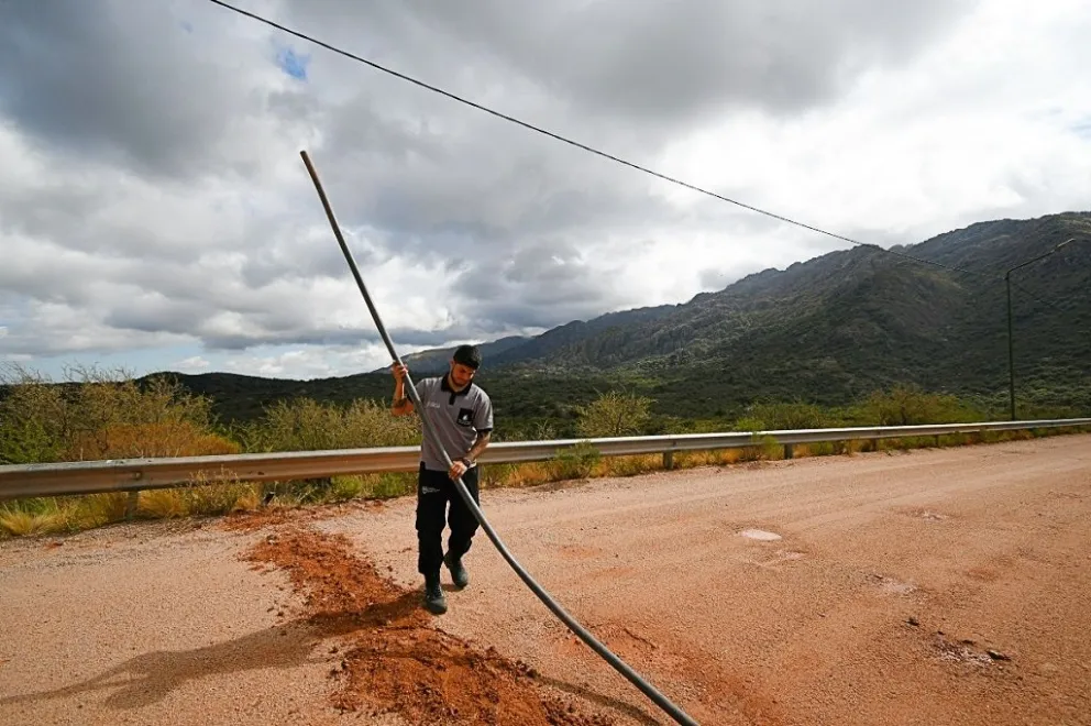 Suspendieron una conexión clandestina reincidente en el dique Piscu Yaco