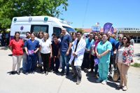 Santa Rosa del Conlara recibió una ambulancia y espera la finalización del nuevo azud