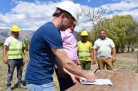 Villa de Merlo: el gobierno provincial inicia la puesta en valor de ocho espacios verdes