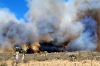 Incendios en Traslasierra: en Tala Cañada hay decenas de evacuados y el lugar está sin energía eléctrica