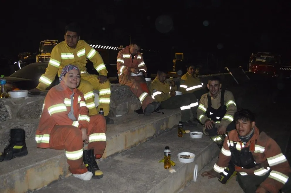 Incendio en Tala Cañada: contuvieron un 90% y ya no hay evacuados