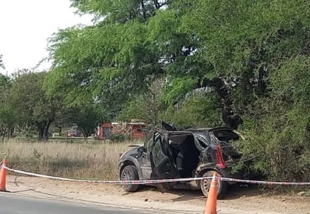 Traslasierra: chocó su auto contra un árbol y murió en la ruta 14