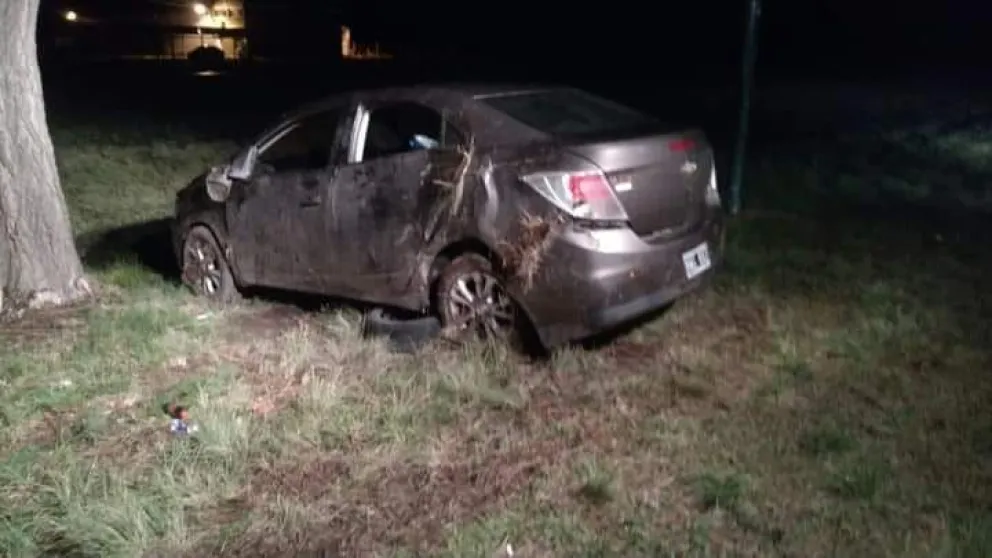 Siniestro vial en el acceso a Tilisarao