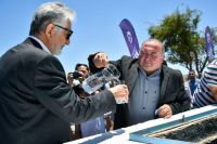 Villa del Carmen: El gobernador inauguró una nueva cisterna 