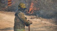 Continúa activo un foco de incendio forestal en Traslasierra