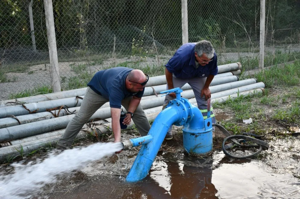 Villa de Merlo: continúa la puesta en valor de las estaciones de bombeo
