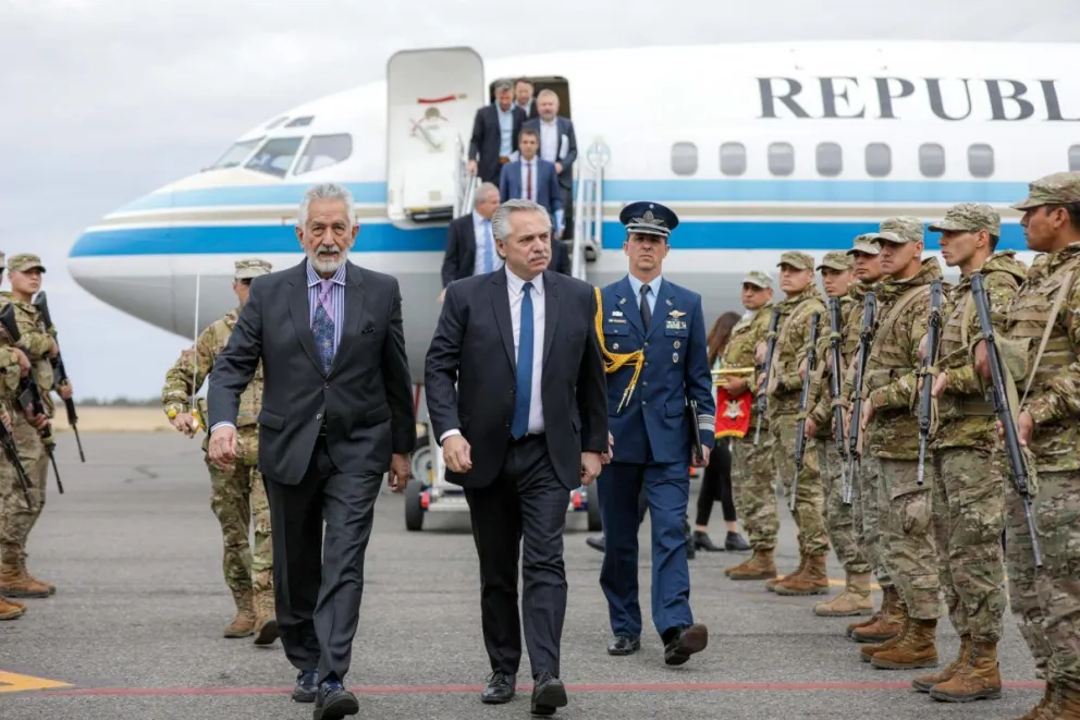 El presidente Alberto Fernández visita San Luis 