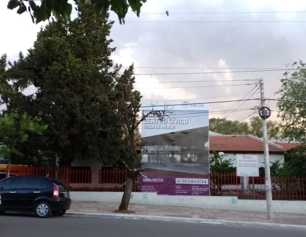 Se inició la obra del nuevo Centro Cívico de Villa de Merlo