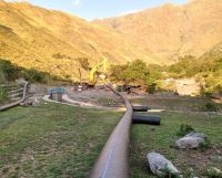 Siguen los trabajos para mejorar la captación de agua cruda en Villa de Merlo