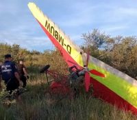 Mina Clavero: cayeron más de 400 metros en un ala delta y se salvaron