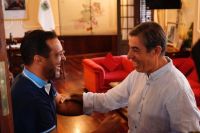 El candidato a gobernador del oficialismo, Jorge Fernández, se reunió con el intendente Sergio Tamayo
