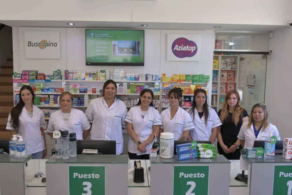 Incorporaron a la planta de empleados de una farmacia a beneficiarias de Inclusión Social