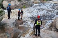 Hallaron muerta a la mujer que fue arrastrada por la creciente en un río de las Altas Cumbres