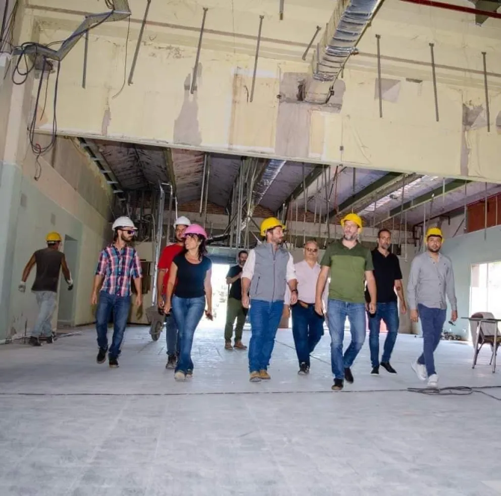 Avanza la construcción del nuevo Centro de Convenciones en Villa de Merlo