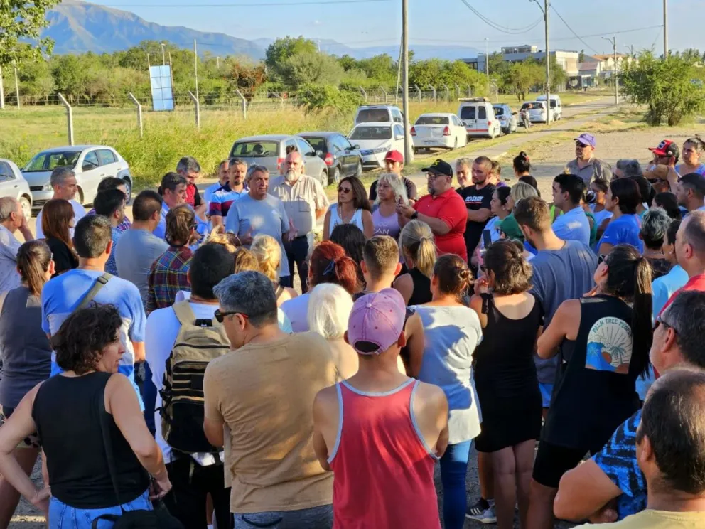 Avanza la obra de gas natural en Villa de Merlo