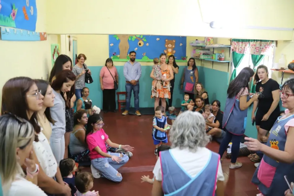 El intendente acompañó el inicio del ciclo lectivo en el jardín maternal municipal