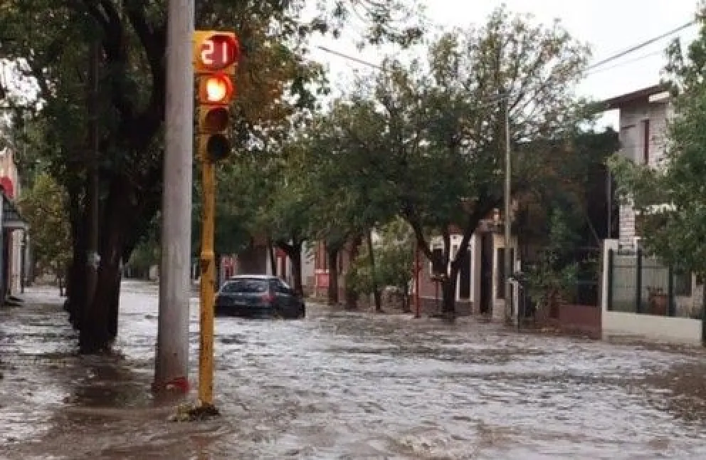 La tormenta generó varias complicaciones en Villa Mercedes