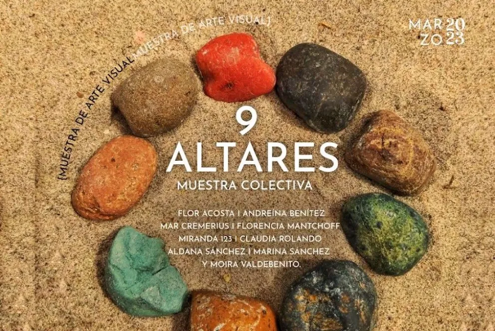 Se presenta la muestra de arte visual “9 Altares”