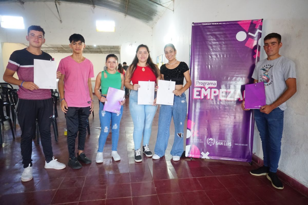 Programa Empezar: se sumaron más de 468 jóvenes de toda la provincia