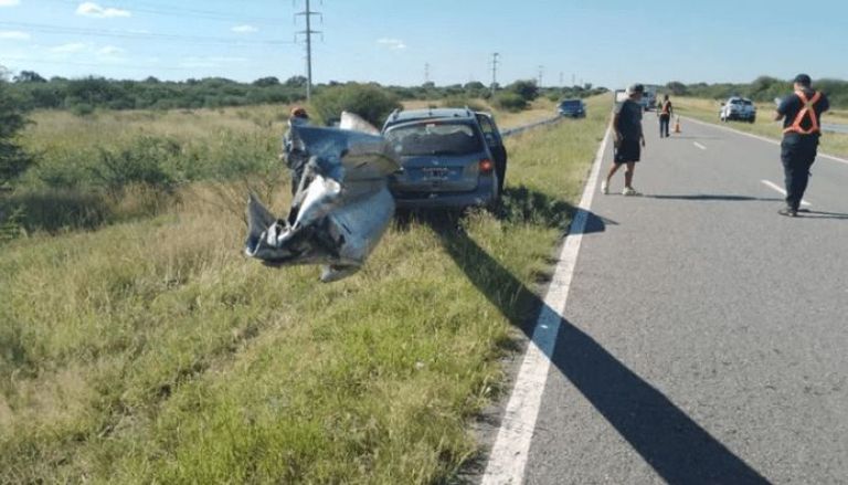 Un joven murió y dos monjas resultaron heridas en un accidente cerca de Nogolí