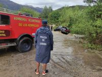 Temporal en Traslasierra: rescatan a dos personas en Los Hornillos