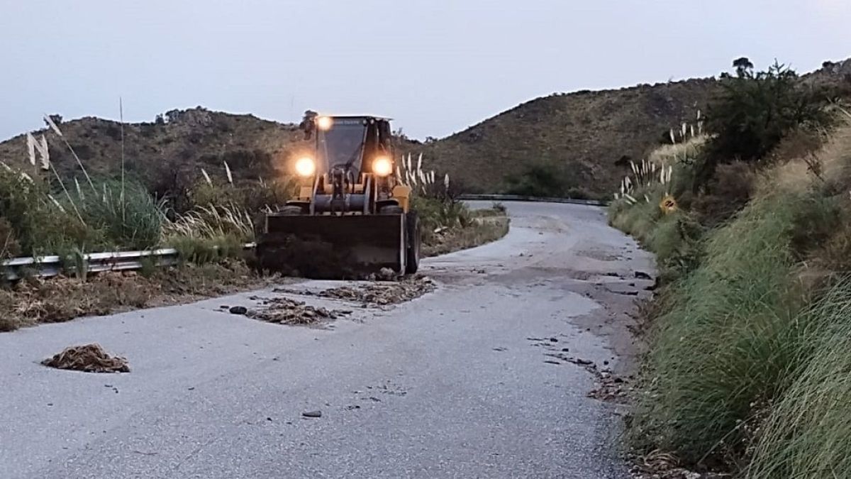 La Ruta Provincial N° 5 camino al Filo permanecerá cortada por posibles desprendimientos 