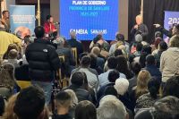 Poggi presentó en Villa de Merlo su plan de gobierno 2023-2027