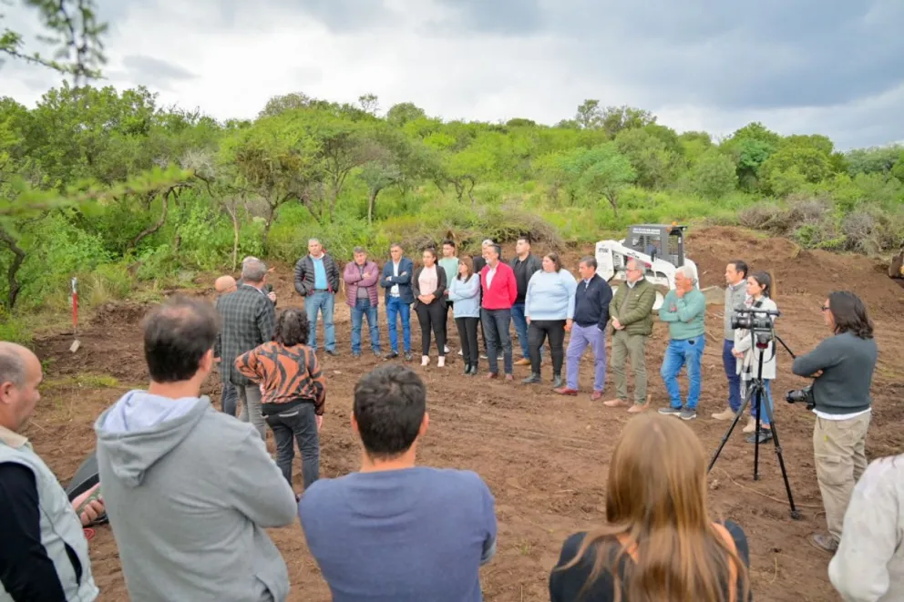 Cortaderas: se inició la obra de instalación de gas natural