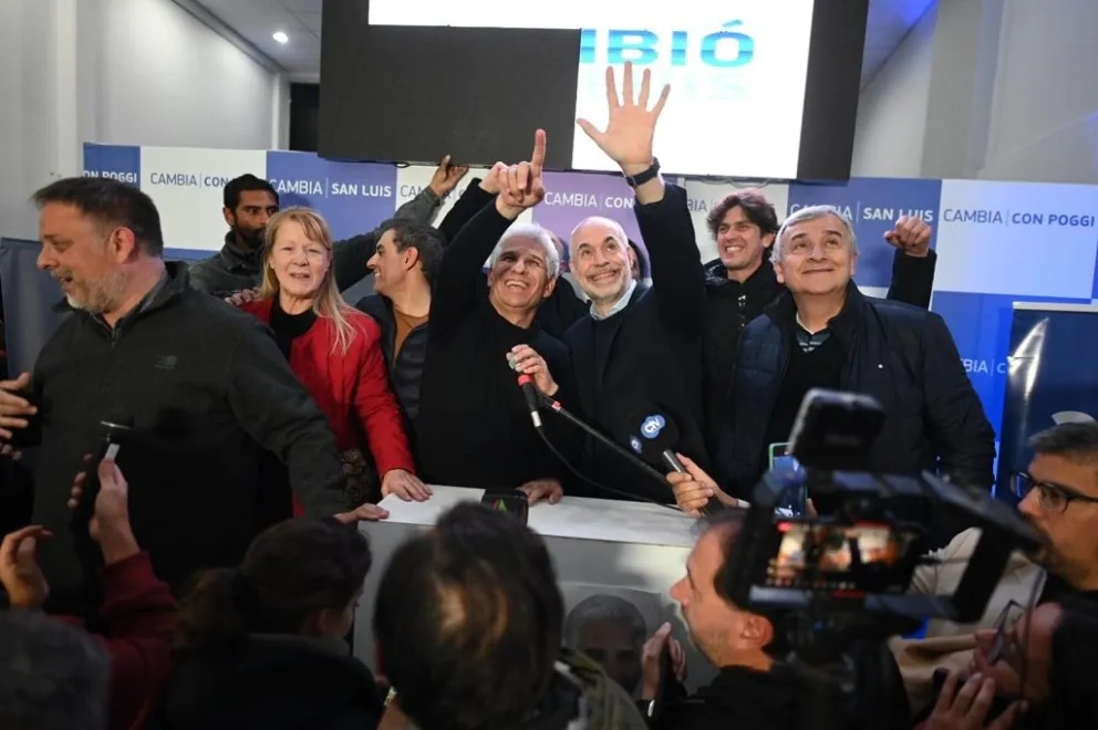 Las PASO en San Luis: Poggi pidió el voto para Horacio Rodríguez Larreta