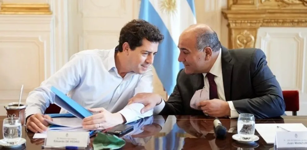 Eduardo "Wado" De Pedro y Juan Manzur será una de las fórmulas para la presidencial
